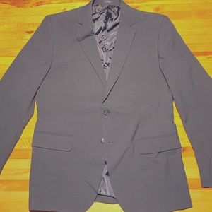 J. Ferrar Black Suit (Jacket and Pants)